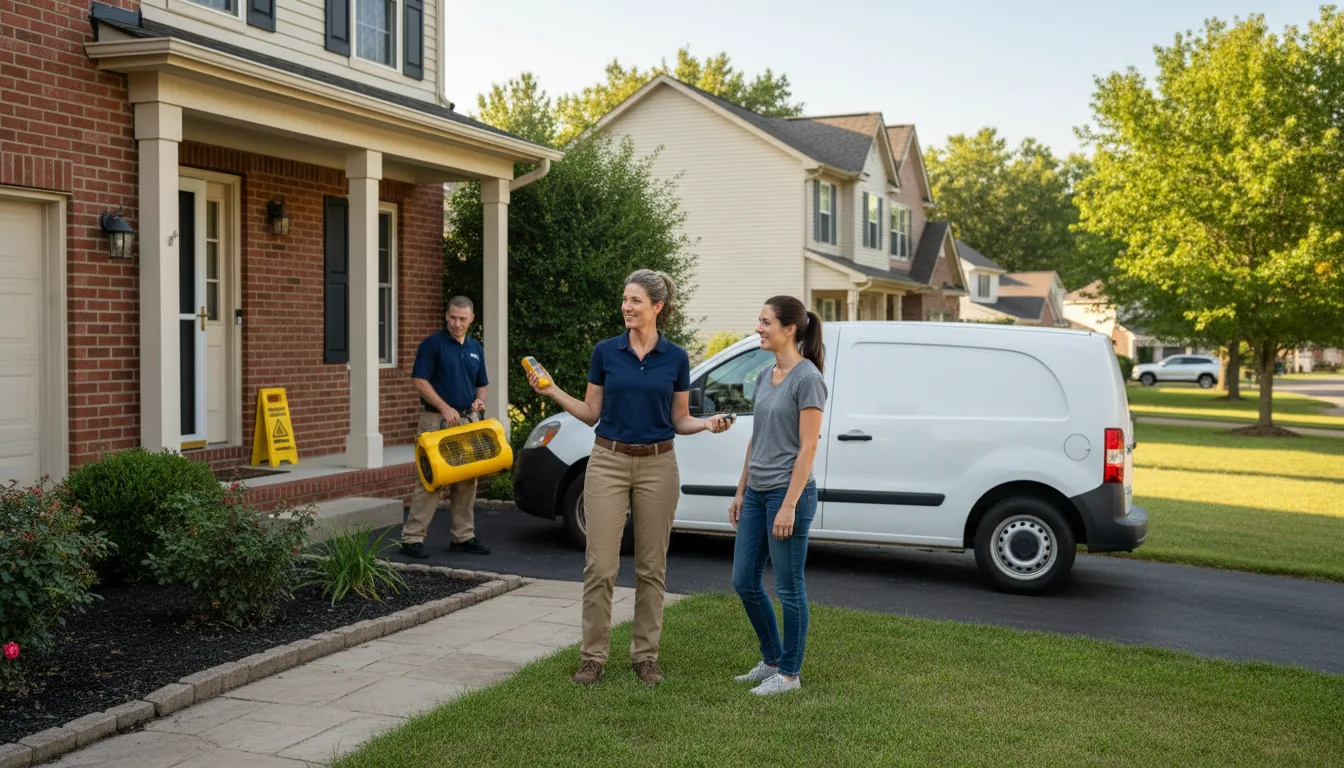 Water restoration image for Fire And Smoke Damage Restoration in New Lexington, OH